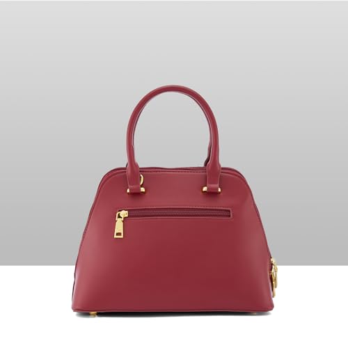 Image of Caprese Rain Small Satchel Bag with Adjustable & Detachable Strap | Versatile Shoulder, Crossbody & Handheld Bag with Multiple Compartments for Work, Travel, and Everyday Use