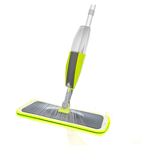 trapeador de vapor Fregona Con Pulverizador, Juego De Escobas, Fregona Mágica, Fregona Plana For Suelo De Madera, Herramientas De Limpieza For El Hogar, Almohadilla De Microfibra Reutilizable For El H