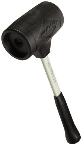 Nupla Spi306N Ns Non-Sparking Quick Change Impax Power Drive Dead Blow Hammer Without Tip, Cs Grip, 3" Tip Dia, 14.5" Handle Length #TOP23