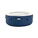 Intex 28486 - Idromassaggio Gonfiabile Rotondo PureSpa Bubble Blue, 4 Posti, 100 Getti, PVC, Multicolore, 180x66 cm