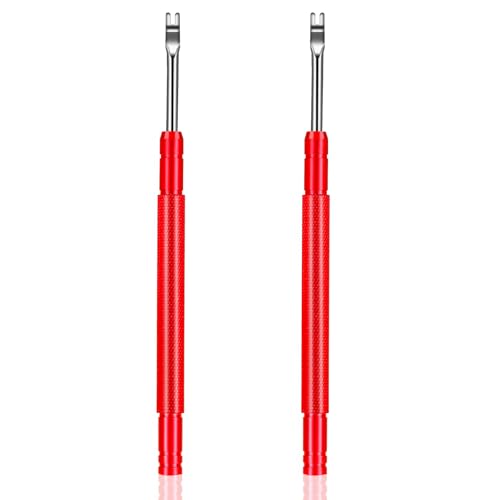 JIEYAO Lot de 2 extracteurs d'aiguilles de montre - Levier pour enlever les aiguilles de montre - Outil de réparation de montre - Outil de réparation...