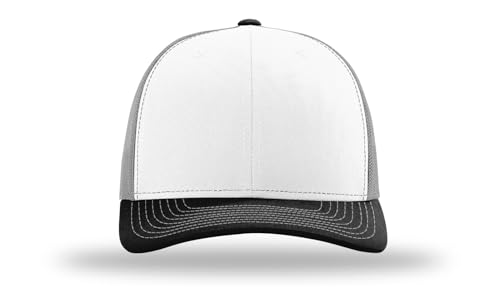 Image of Richardson 112 Trucker Hat - Premium Blank Baseball Cap, Adjustable Snapback Hat - Structured Six Panel Richardson Blank Hats