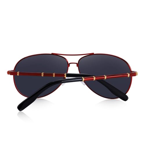 Fashion Style Mens Classic pilot Sunglasses Polarized 100% UV sun glasses for men4