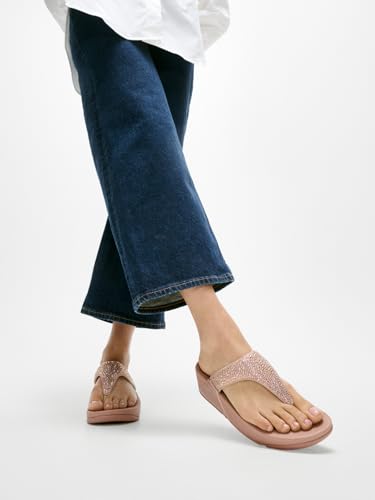 Image of FitFlop Women's Rumba Beaded Toe-Post Sandals