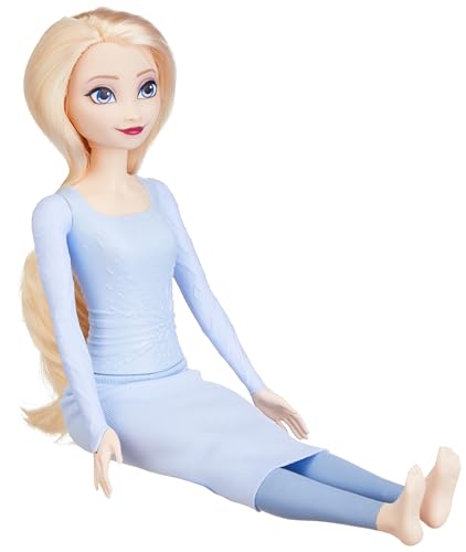 Image of Disney Frozen Elsa Fashion Doll with Brushable Hair to Style, Posable Toy in Signature Look Inspired Frozen 2 Movie