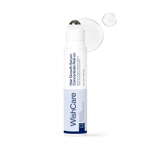 Image of WishCare Hair Growth Serum Roll On For Scalp | 94% Saw New Hair Growth | Redensyl & Rosemary Oil | 100% Saw Hairfall Reduction | In-Vivo Tested | For Men & Women | 10ml