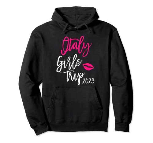 Italia Girls Trip 2023 Vacation Matching Group Set de fin de semana Sudadera con Capucha