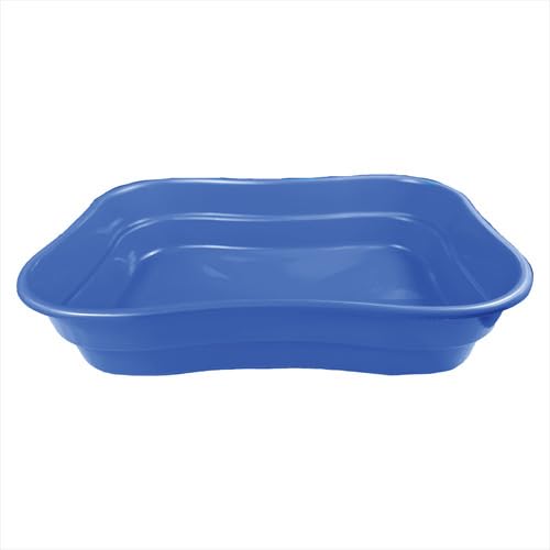 AGROPET Sanitário Para Roedores Azul, 15 cm x 13 cm x 30 cm, Azul, Comedouro e Bandeja Inclusas, Ide