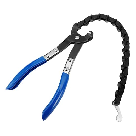 BTSHUB Exhaust Pipe Cutter Tool - 3/4 to 3 Inch Exhaust and Tailpipe Cutter Chain Exhaust Cutter Tool Tube Cutting Pliers Muffler Pipe Cutter with 15 Blades for On- and Off-Vehicle Use