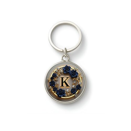 Image of magical gifts MG | Premium Alphabet & Initial Metal Keychain for Bags & Keys | Double-Sided | Personalized Initial Charm Keyring | Heavy-Duty Metal | Perfect for Gifting & Daily Use