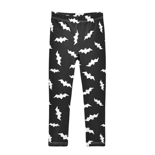 Toddler Girls Leggings Full Length Pants Cool Bat Active Leggings for Girls 6T