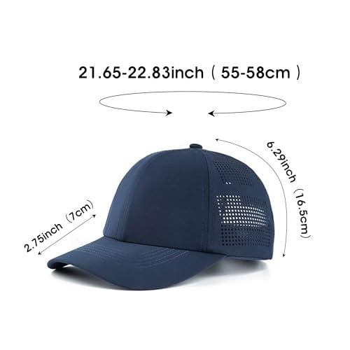 Image of HH HOFNEN Women Quick Drying Baseball Cap Sun Hat Unstructured Golf Hat