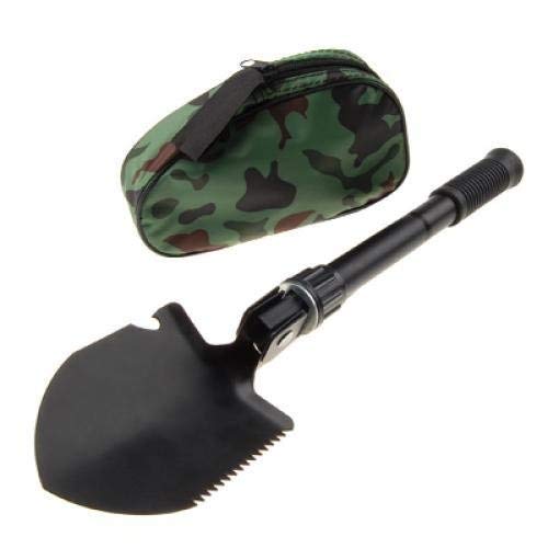 KiosMultitool Mini Outdoor Camping Folding Shovel Multifunctional Portable Entrenching Tool Lightweight for Outdoor Hiking with Cover