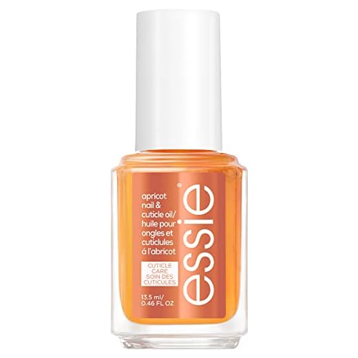 essie Nail Care, 8-Free Vegan, Apricot Nail and Cuticle Oil, softened and nourished cuticles, 0.46 fl oz
