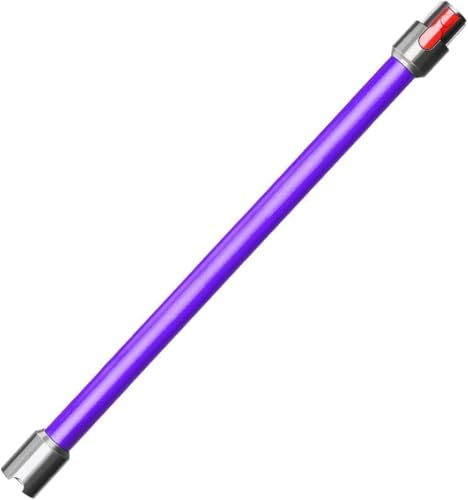 Tuyau de nettoyage à dégagement rapide compatible pour aspirateurs à tige Dyson V15 V11 V10 V8 V7, tube d'extension d'aspiration, 73 cm/28,7 pouces (violet)