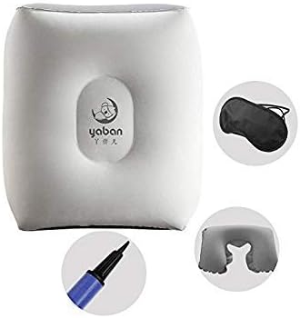 yaban Inflatable Travel Pillow to Rest their legs,Gray