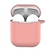 Produktbild Wanshop für Apple AirPods Silikon Hülle Soft Case für Apple AirPods Schutzhüllen-Silikonhülle Schutz Kopfhörer Tasche für In Ear Ohrhörer (Orange)