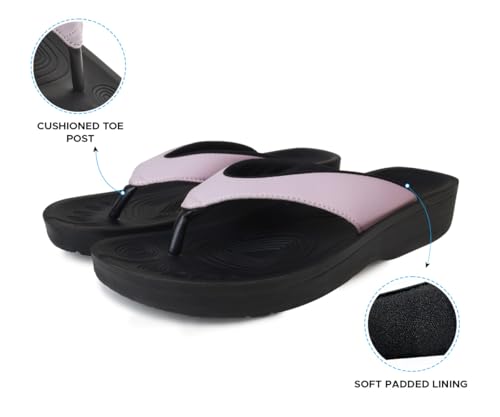 Image of AEROTHOTIC Original Orthotic Comfort Thong Style Flip Flops Sandals for Women with Arch Support for Comfortable Walk