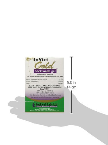 Reviews for Rockwell Labs Invict Gold Cockroach Gel 4 Tubes ...