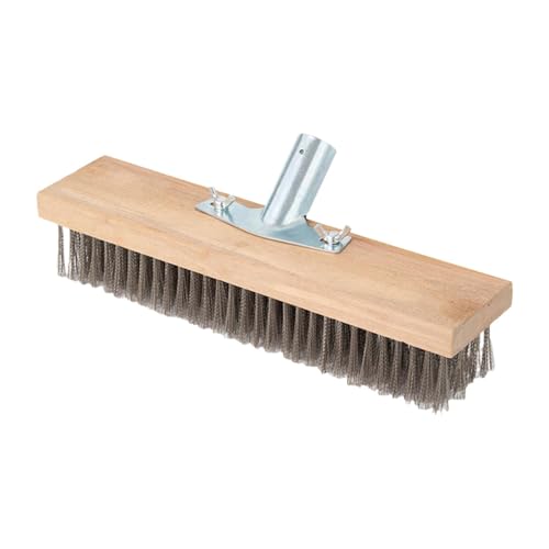 Brosse de sol extérieure pour l'entretien des patios en bois et terrasses