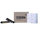 DNP DS80 8x12 Dyesub Printer Media Kit, 220 Glossy Prints