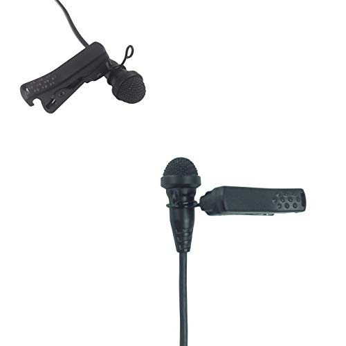 Canfon Abs Plastic Lavalier Microphone Tie Clip For All Kinds Of Omnidirectional Condenser Microphone For Sony Uwp, Saramonic, Sennheiser, Boya,Shure Lavalier Lapel Microphone, Pack Of 2 (6.2Mm) #TOP6
