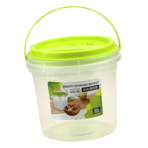 OFFIGAM 洗濯洗剤収納ボックス 大容量 防水密閉 蓋付き 多用途 家用バケツ 食品収納も対応 ランダムカラー ランダムカラー