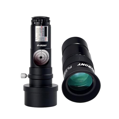 SVBONY Red Laser Collimator, Bundle with 40mm Plossl Telescope Lens