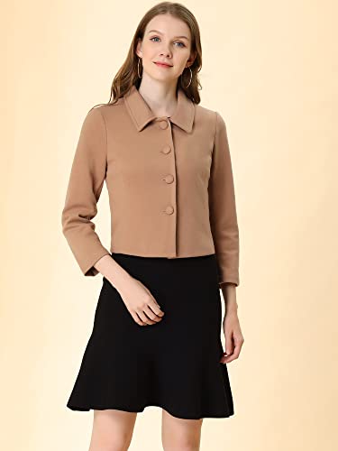 Manteau élégant marron clair coupe confortable pour silhouette moderne et active