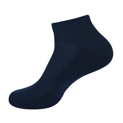 Elina fashion Ankle Socks 4 Navy Blue Pack of 4 Size - 4 to 74