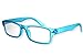 Produktbild Lesebrille Damen Herren eisblau transparent sehr leicht eckige Form durchsichtiges Gestell schmale Bügel Lesehilfe Sehhilfe 1.0 1.5 2.0 2.5 3.0 3.5, Dioptrien:Dioptrien 3.0