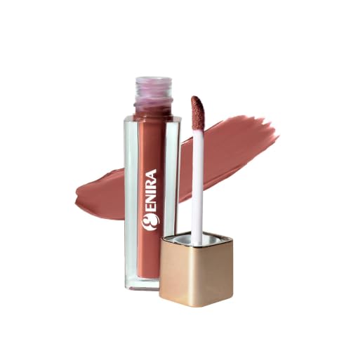 Image of ENIRA Blood Red Liquid Lipstick for Women | 4ml | Matte Liquid Lipstick | Waterproof | Transfer Proof | Smudge Proof | Long Lasting | Highly Pigmented | Vitamin E | Lightweight Non-Sticky Formula