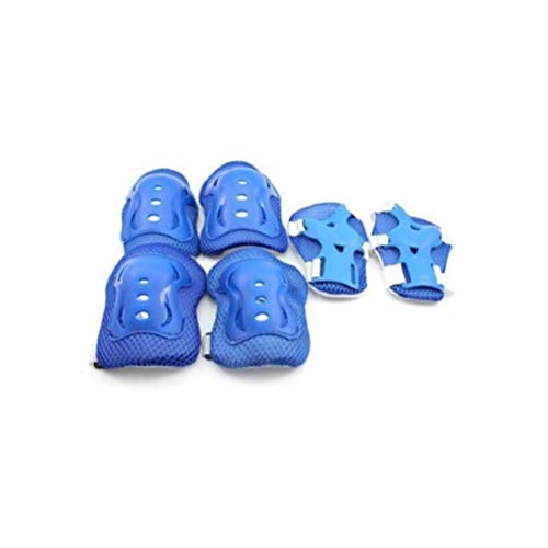 Garneck 1 conjunto de 6 peças de equipamentos esportivos infantis para patins, skate, ciclismo, pati