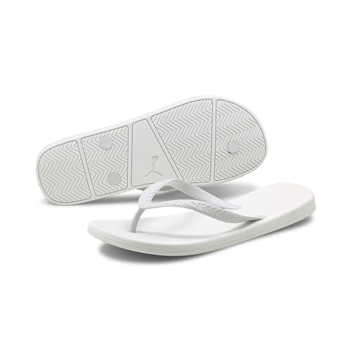 PUMA Puma Unisex Comfy FLIP Flop, White White, 6 UK