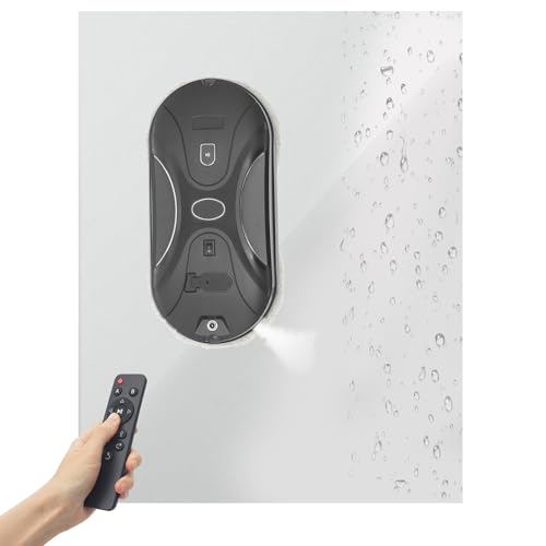 Robot Limpiacristales Eléctrico, 72 W, Con Boquilla Doble, 3000 Pa, Robot Automático De Ventana Con 10 Paños De Limpieza Para Ventanas Interiores Y Exteriores, 30,5 X 15,5 X 8,5 Cm Negro Robot Limpiacristales Eléctrico, 72 W, Con Boquilla Doble, 3000 Pa, Robot Automático De Ventana Con 10 Paños De Limpieza Para Ventanas Interiores Y Exteriores, 30,5 X 15,5 X 8,5 Cm Negro