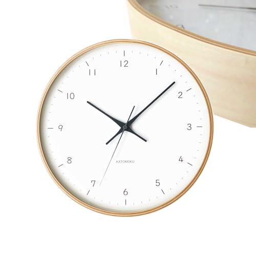 KATOMOKU plywood wall clock 12 km-80NA i` |v Abj 304mm (dgv)