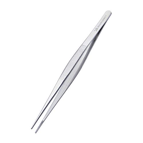 6.5 Inch Kitchen Tweezers Fine Tweezer Tongs, MSY BIGSUNNY Stainless Steel Food Tweezers Multi-function Cooking Tongs Kitchen Serving Tong