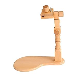 Perfeclan Kreuzstichständer aus Holz für das schneidern von Handarbeitsprojekten drehbar, Handschoßrahmen…