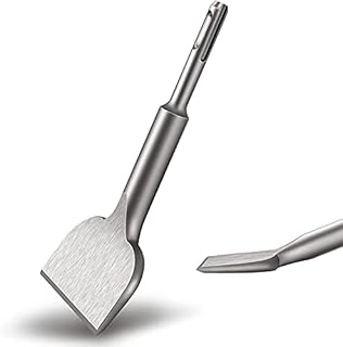 flintronic Chisel SDS Plus,165mm*75mm, Widening Series Chisels,Cracking Chisel Bent Tile Chisel for Commercial Use, Ceramics, Floor Tiles