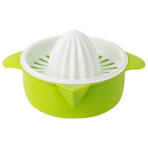 Manual exprimido: fregadero multifunción con filtro de cocción integrado para exprimir naranjas, limones y cítricos frescos en casa o viajar