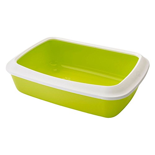 Nobby Isis lettiera con Rim, 42 cm, Bianco/Grigio