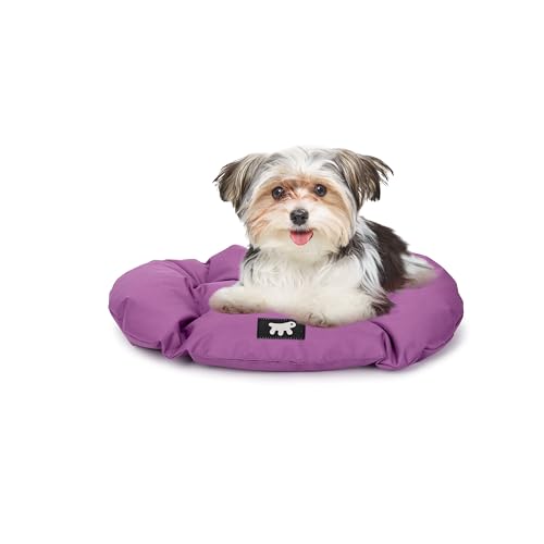 Ferplast Cuccia Cane e Gatto Antigraffio e Impermeabile, Tessuto Tecnico Resistente, Taglia Piccola RELAX TECH, Lavabile in Lavatrice a 30°, 55 x 36 x 3 cm, Viola
