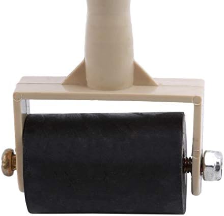 #N/A Ristiege Hard Rubber Brayer Roller Wooden Handle Brayer Roller Ink Art Craft Oil Painting Tool