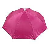 Produktname: Regenschirm Hut; Material: Polyester, Metall