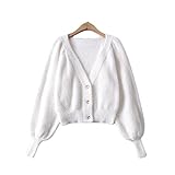 Material: Dieser Damen-Cardigan ist aus hochwertigem Strickmaterial, weich, atmungsaktiv und leicht, eine angenehme feminine Note.
