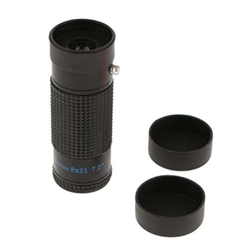 Image of Mini Extra Short Focus 8x21 Monocular Typoscope Microscope Kits Black