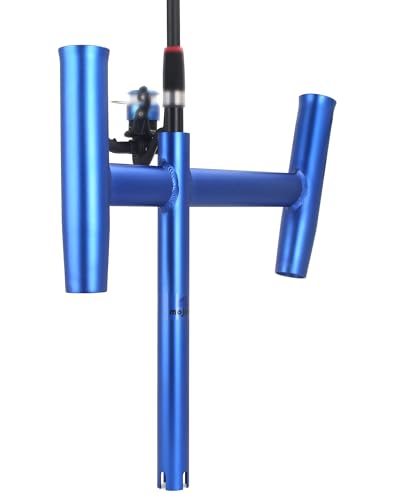 Support de canne à pêche à la traîne double décalage pour éviter les emmêlements de lignes - 7