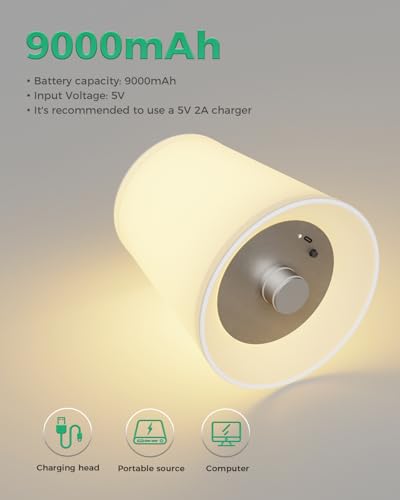 Image of Joosenhouse Battery Operated Wall Sconces Set of 2, 24.8 Inch Brushed Nickel Wireless Dimmable Wall Lamp with Remote Control, Easy Install Wireless Lighting for Bedroom, Living Room, Hallway
