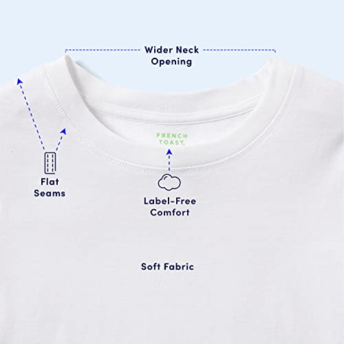 French Toast Boys Adaptive Short Sleeve Super-Soft Crewneck Tee Shirt with Flat Seams4