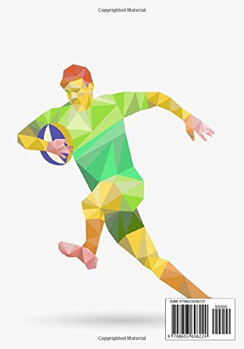 Miniatura 2 de Rugby Log book Practice Book & Journal to Keep track of your training and improve your player skills 17 cm x 25 cm, 100 pages Gift for Rugbymen &
